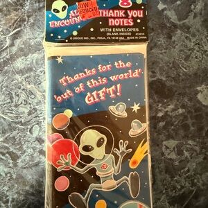 Nique White Thank You Cards with Envelopes